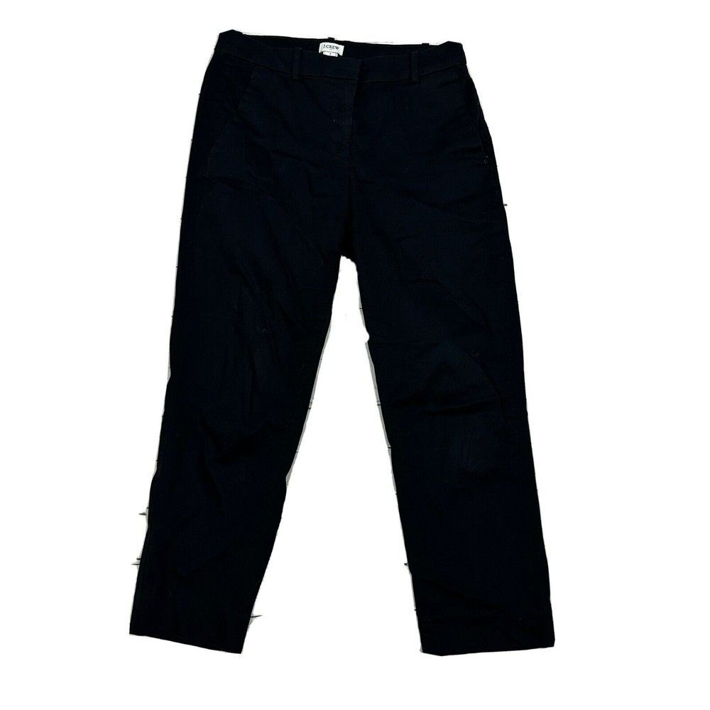 J.Crew skimmer pant for women black size 4 cotton blend